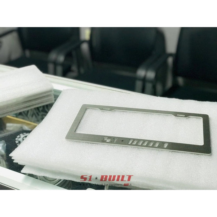 S1Built - Metal S1Built License Plate Frames
