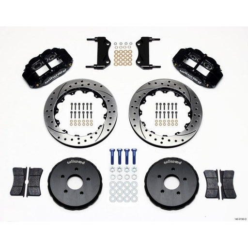 Wilwood Narrow Superlite 6R Front Hat Kit 13.06in Drilled Nissan 350Z/Fiti G35