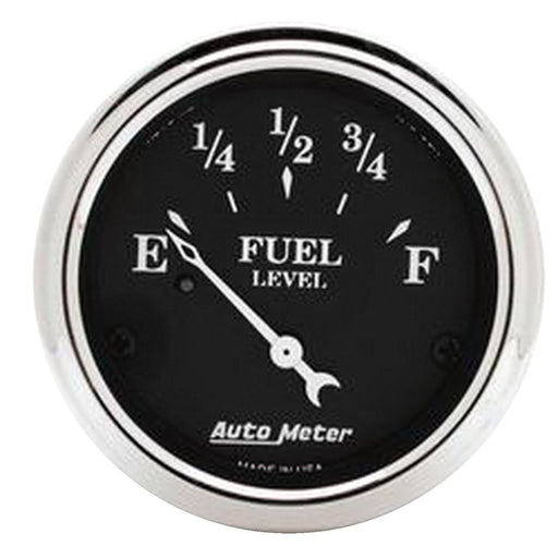 Autometer 2 1/16in 240 Ohm to 33 Ohm Old Tyme Black Electric Fuel Level Gauge