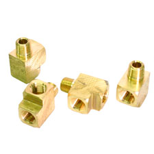 ATP Turbo Tee, Brass 1/8" Npt 3 Way - For Oil Feed Source Supply Tee