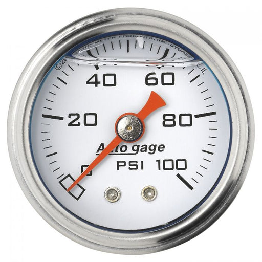 AutoMeter 1.5 inch Fuel Pressure Gauge 0-100 PSI