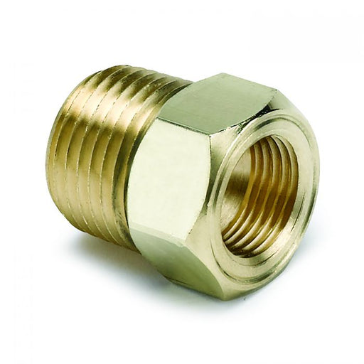 AutoMeter 1/2 inch NPT Male Brass for Mechanical Temp. Gauge Adapter