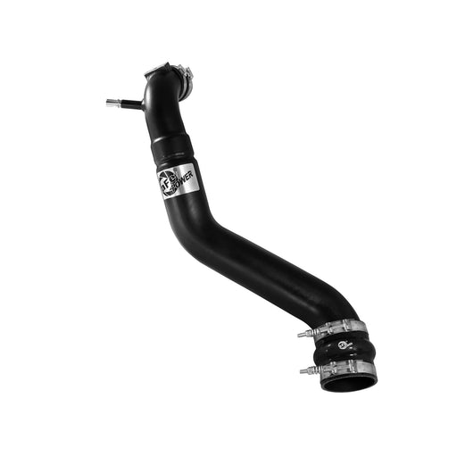 aFe Power BladeRunner 3-1/2 IN to 3 IN Aluminum Cold Charge Pipe Black Ford F-150 11-14 V6-3.5L (tt)