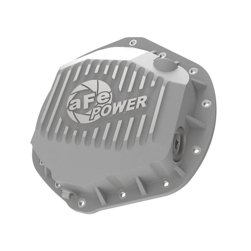 aFe Power Street Series Rear Differential Cover Raw w/ Machined Fins Dodge Trucks 2500/3500 03-18