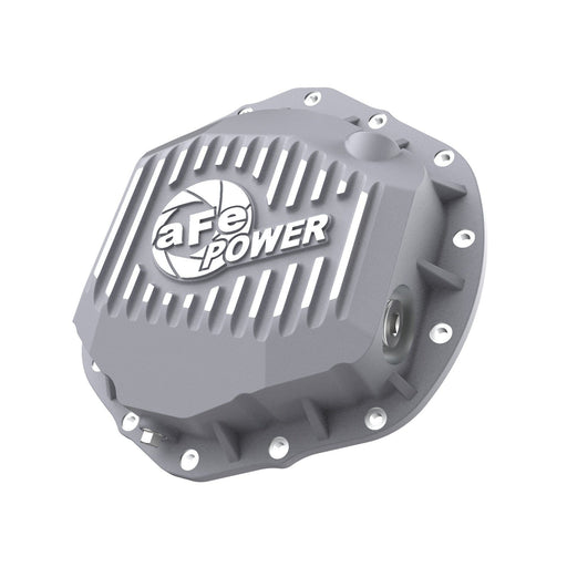 aFe Power Street Series Rear Differential Cover Raw w/ Machined Fins RAM Trucks 19-20
