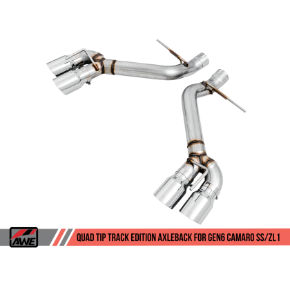 AWE Tuning 16-19 Chevy Camaro SS Quad Outlet Touring to Track Conversion Kit