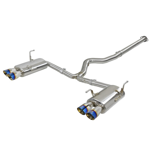 aFe Power Takeda 3 IN to 2-1/4 IN 304 Stainless Steel Cat-Back Exhaust Subaru WRX/STi 15-20 H4-2.0/2.5L (t)