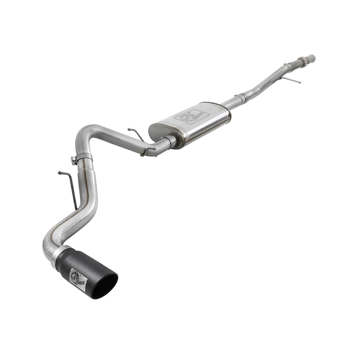 aFe Power Apollo GT Series 3 IN 409 Stainless Steel Cat-Back Exhaust System w/ Black Tip GM Silverado/Sierra 1500 19-20 V6-4.3L/V8-5.3L