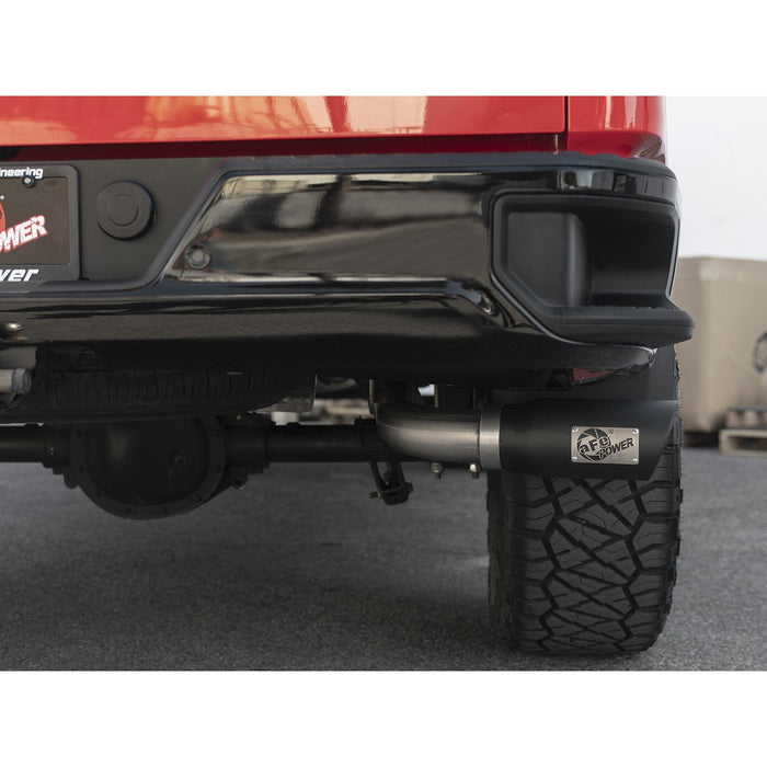 aFe Power Apollo GT Series 3 IN 409 Stainless Steel Cat-Back Exhaust System w/ Black Tip GM Silverado/Sierra 1500 19-20 V6-4.3L/V8-5.3L