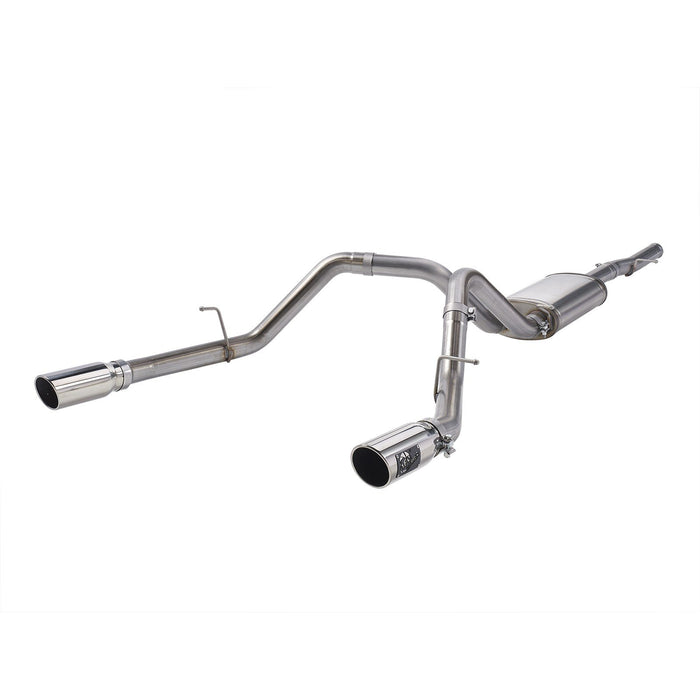 aFe Power Apollo GT Series 3 IN 409 Stainless Steel Cat-Back Exhaust System w/ Black Tip GM Silverado/Sierra 1500 09-18 V6-4.3/V8-4.8/5.3L