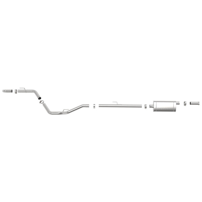 aFe Power Apollo GT Series 2-1/2 IN 409 Stainless Steel Cat-Back Hi-Tuck Exhaust System Jeep Gladiator (JT) 2020 V6-3.6L