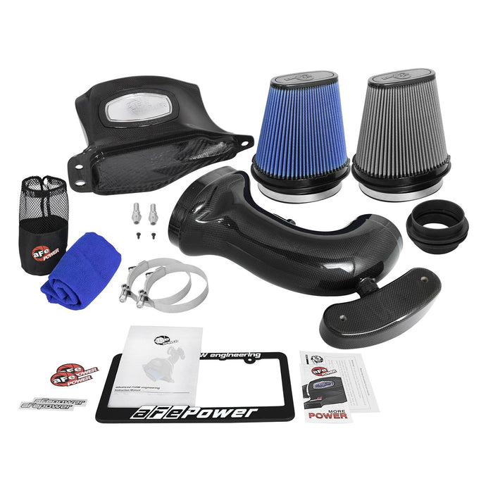 aFe Power Black Series Carbon Fiber Cold Air Intake System Filters Chevrolet Corvette (C7) 14-19 V8-6.2L