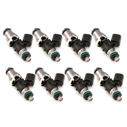 Injector Dynamics 1340cc Injectors - 48mm Length - 14mm Grey Top - 14mm Lower O-Ring (Set of 8) BMW E90 / E92 / E93 M3 07+