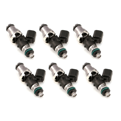 Injector Dynamics 1340cc Injectors - 48mm Length - 14mm Grey Top - 14mm Lower O-Ring (Set of 6) Nissan 350Z
