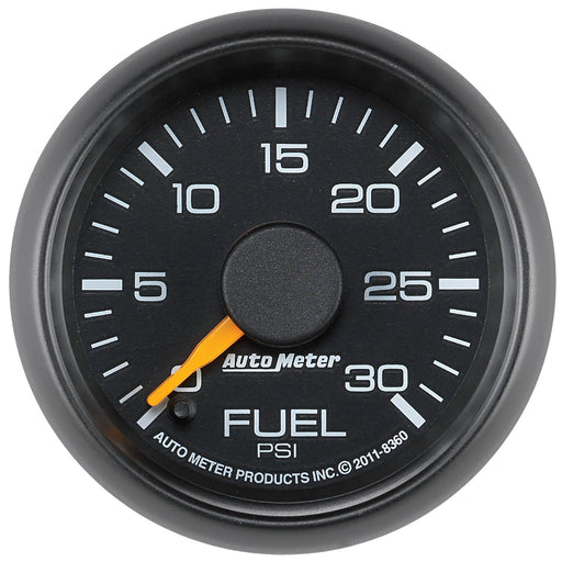 AutoMeter Factory Match Chevy 2-1/16in FSE 0-30 PSI Fuel Pressure Gauge