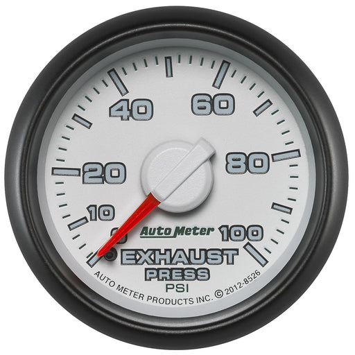 AutoMeter Factory Match 52.4mm Mechanical 0-100 PSI Exhaust (Drive) Pressure Gauge