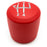 Raceseng Ashiko Shift Knob (Gate 5 Engraving) M12x1.5mm Adapter - Red Texture