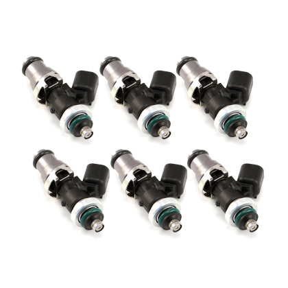 Injector Dynamics 1700cc Injectors-48mm Length-14mm Top - 14mm Low O-Ring (R35 Low Spacer)(Set of 6) Nissan 370Z
