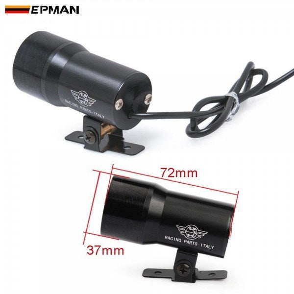 EPMAN 37mm Compact Micro Digital Oil Temperature Gauge Auto Car Meter - Black