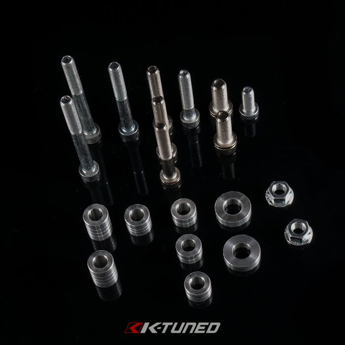 K-Tuned AC & PS Eliminator Pulley Kit - K20/K24-Pulleys-Speed Science