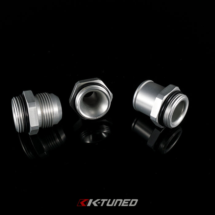 K-Tuned Silver AN to ORB (O-Ring) Fitting