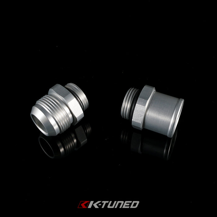 K-Tuned Silver AN to ORB (O-Ring) Fitting
