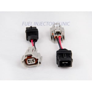 FIC Set of 6 Denso (female) to Jetronic/EV1 Adapter (male) injector plug adaptors