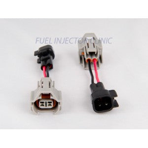 FIC Set of 8 Denso (female) to US Car/EV6 (male) injector plug adaptors