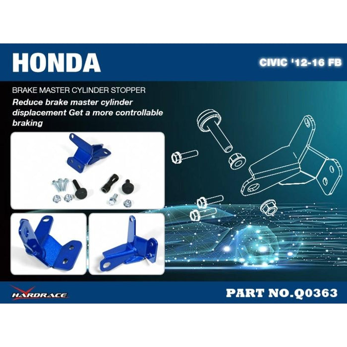 Hard Race Brake Master Cylinder Stopper Honda, Civic, Fg, Fb