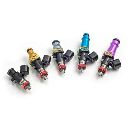 Injector Dynamics 1340cc Injectors-60mm Length-11mm Blue Top-14mm Low O-Ring(Mach to 11mm)(Set of 6) Honda/Acura NSX 97-05