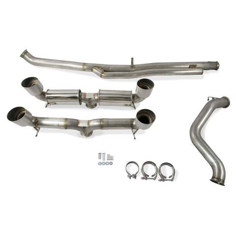 Extreme Turbo Systems Focus Rs Exhaust System (With Mufflers)