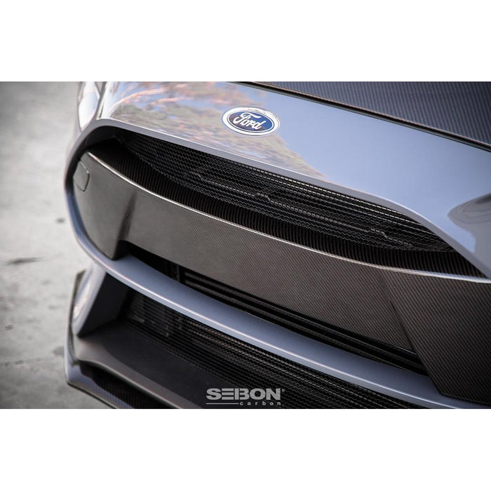 Seibon Carbon Fiber Front Bumper Garnish For 2016-2018 Ford Focus RS