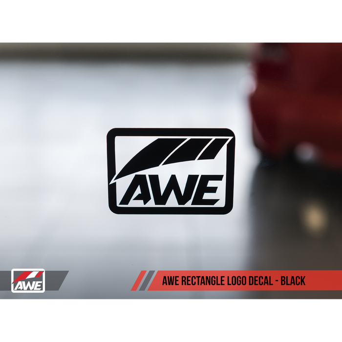 AWE Tuning Square Logo Decal - White