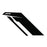 APR Sideburn Stickers - Black APR/Black Stripe (Pair)