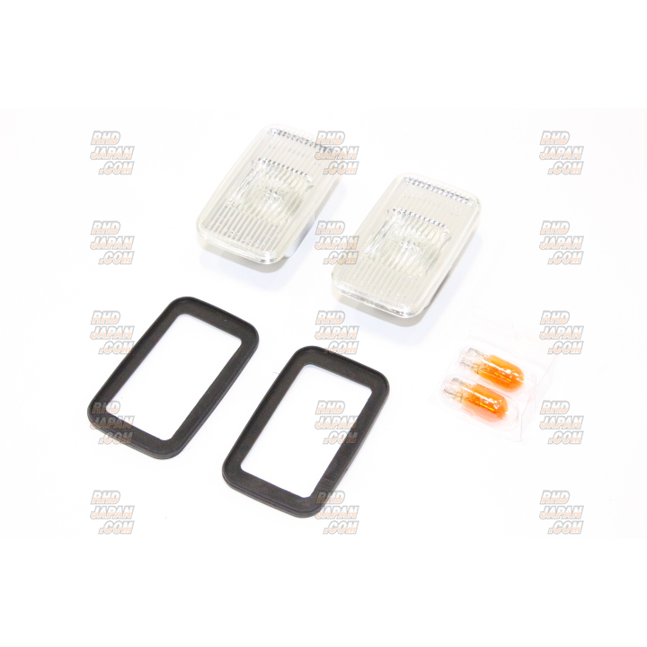 D.Speed Clear Side Turn Lens - Toyota Type A - multi Toyota Model Celica Calina, Supra, Camrys