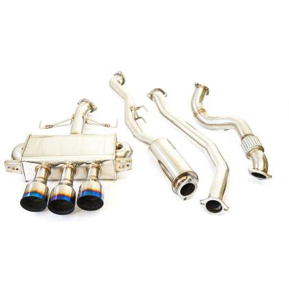 Invidia 17-19 Honda Civic Type R Q300 Triple Titanium Tip Cat-back Exhaust - FK8
