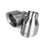 APR Double-Walled 4in Slash-Cut Tips - Brushed - Set of 2