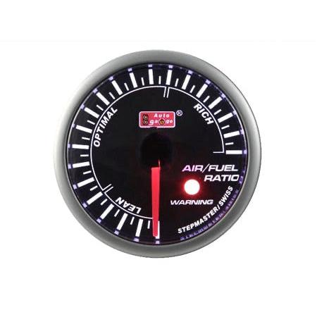 Autogauge 60mm Smoked Stepper Gauge - Air/Fuel Ratio
