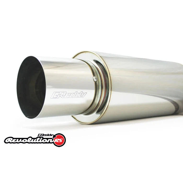 GReddy SS Tip (105mm Dia/150mm Length) for Universal 2.5in Revolution RS Muffler