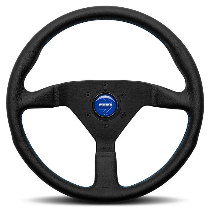 MOMO MONTECARLO STEERING WHEEL 350MM BLUE