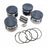 YCP JDM P30 Pistons with Rings for Honda B-Series