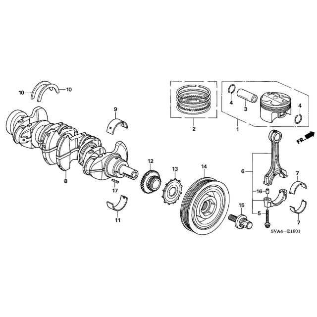 Honda Genuine - FD2 and DC5 Type R Piston Rings - 86mm