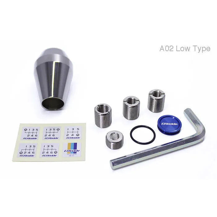 Greddy Shift Knob A02 - Low Type w/ Reverse Lockout Lever