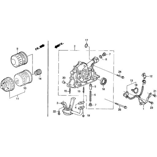 Honda Genuine Gasket - B Series Oil Pickup