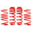 APR 22-26 Volkswagen GTI (MK8) Roll-Control Lowering Springs - Red