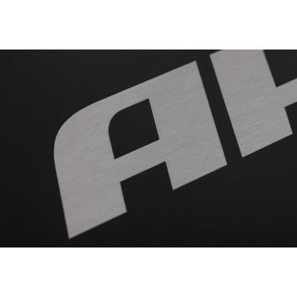 APR License Plate - Silver Logo/Black Plate