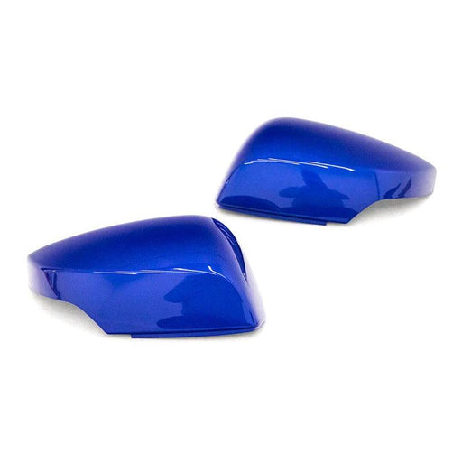 OLM OE Style Mirror Cover with Turn Signal Cutout (Dark Grey Metallic) - 2015 WRX STI 15-17 Cro