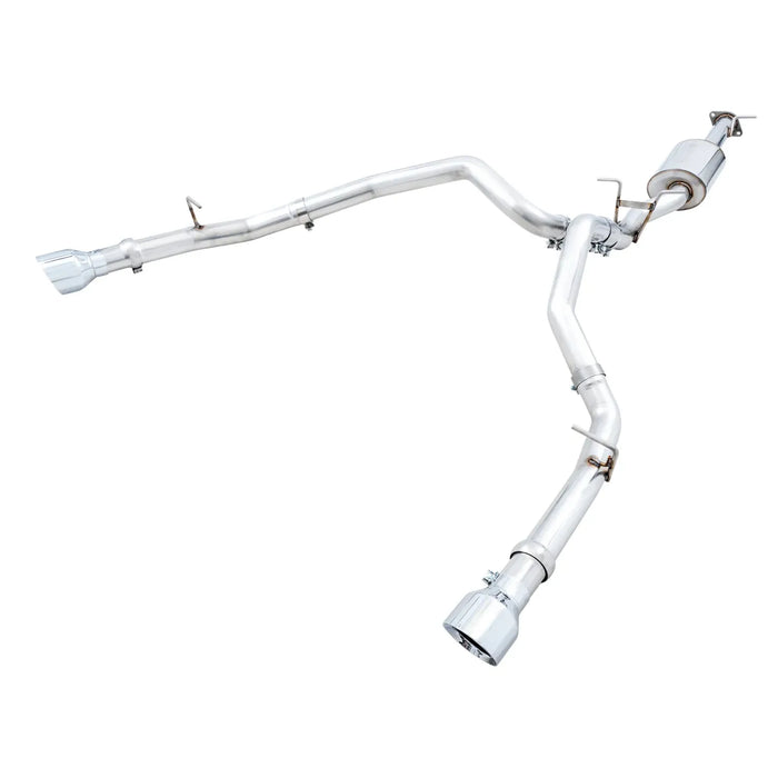 AWE Tuning 19-24 RAM 1500 5.7L (w/Cutouts) 0FG Dual Rear Exit Cat-Back Exhaust - Chrome Silver or Diamond Black Tips