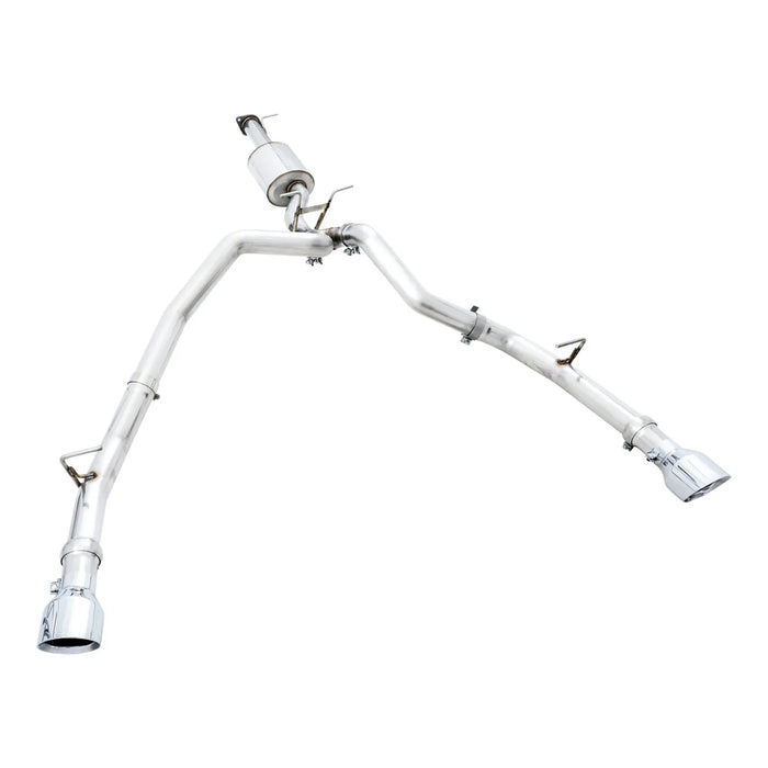 AWE Tuning 19-24 RAM 1500 5.7L (w/Cutouts) 0FG Dual Rear Exit Cat-Back Exhaust - Chrome Silver or Diamond Black Tips