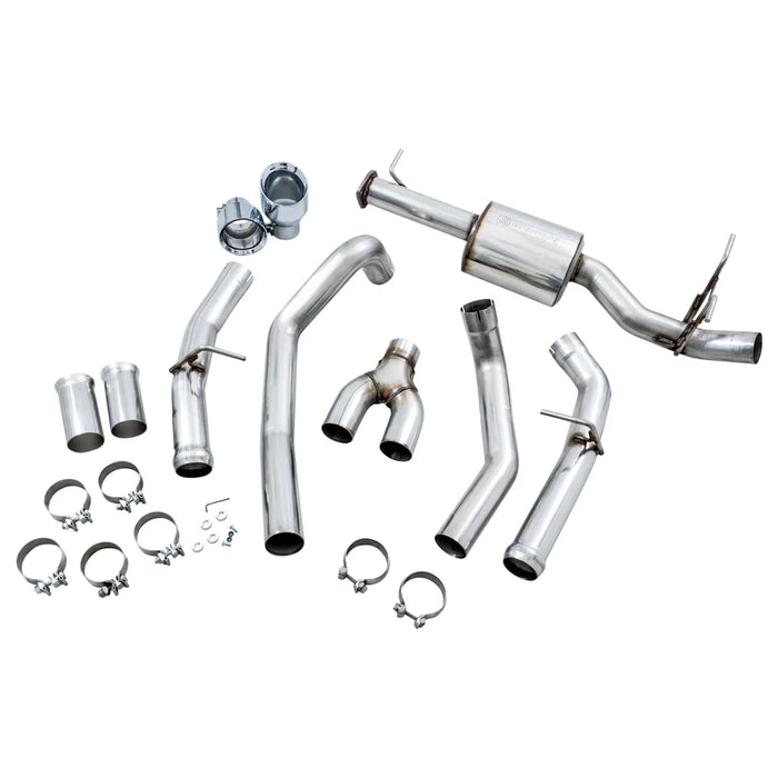 AWE Tuning 19-24 RAM 1500 5.7L (w/Cutouts) 0FG Dual Rear Exit Cat-Back Exhaust - Chrome Silver or Diamond Black Tips